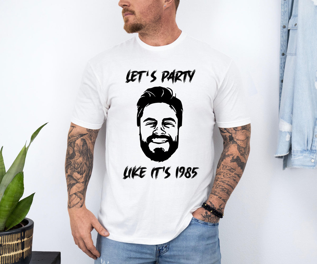 Custom Caricature T-Shirt - Personalized Birthday Party Favor Shirt With Custom Face
