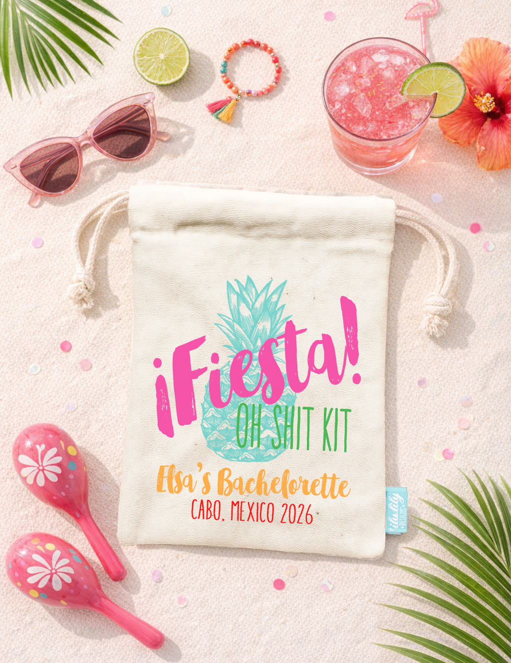 Bachelorette Party Mexico Hangover Favor | Oh Shit Kit | Fiesta