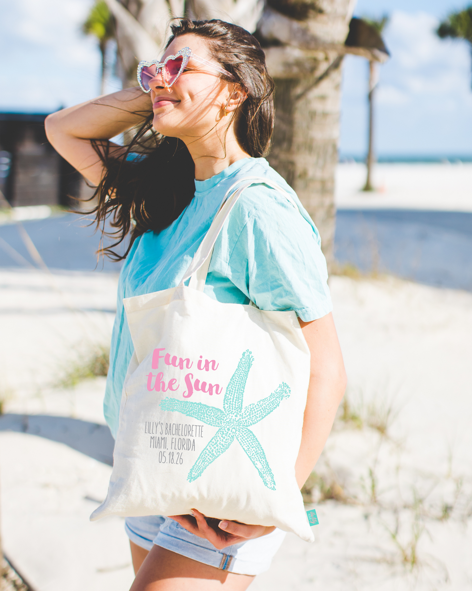 Bachelorette Party Beach Tote Bag | Fun in the Sun