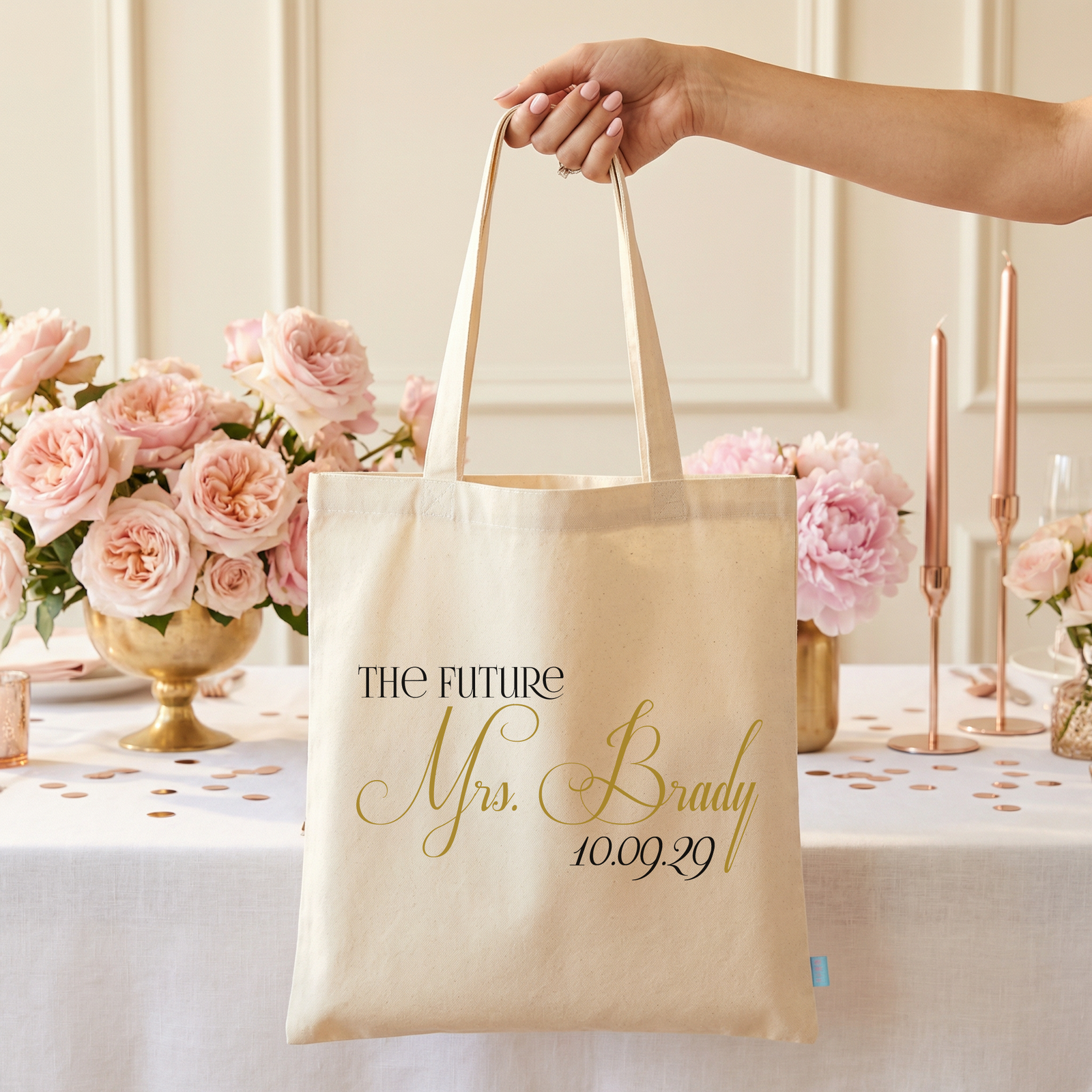 Engagement Personalized Tote Bag | The Future Mrs.
