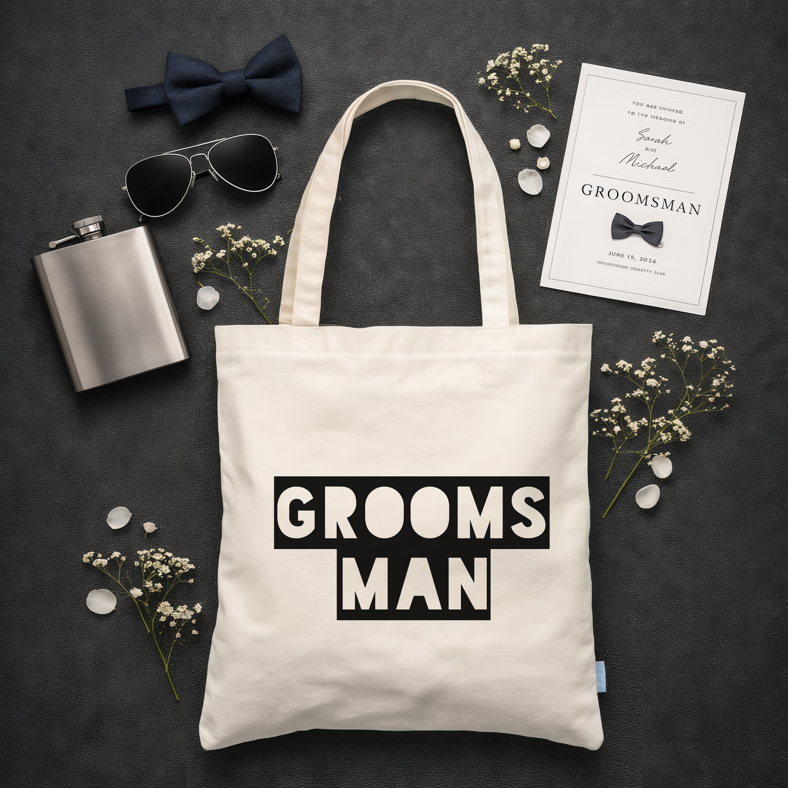 Wedding Party Tote Bag | Groomsman Gift Bag