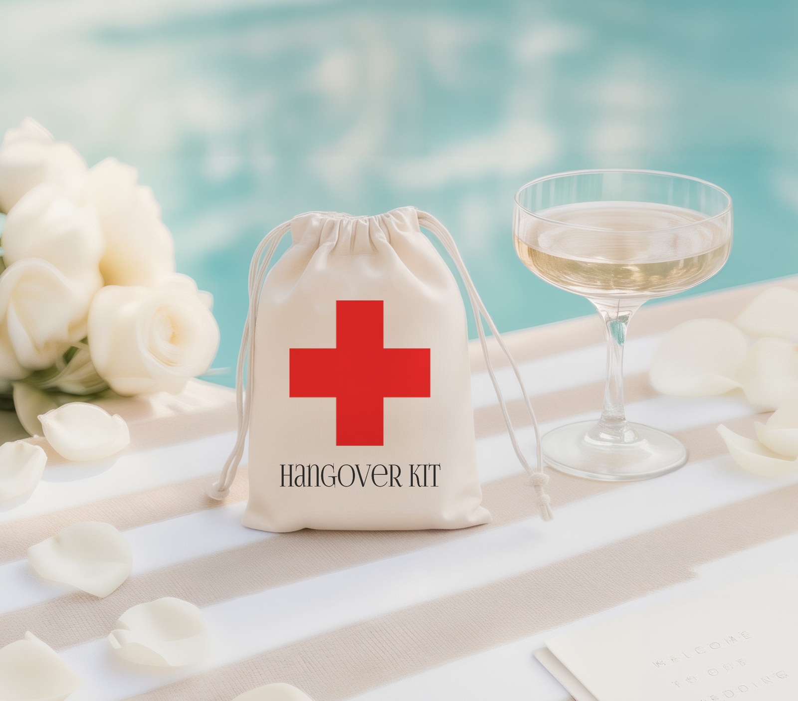 Wedding Welcome Favor Bag | Hangover Kit