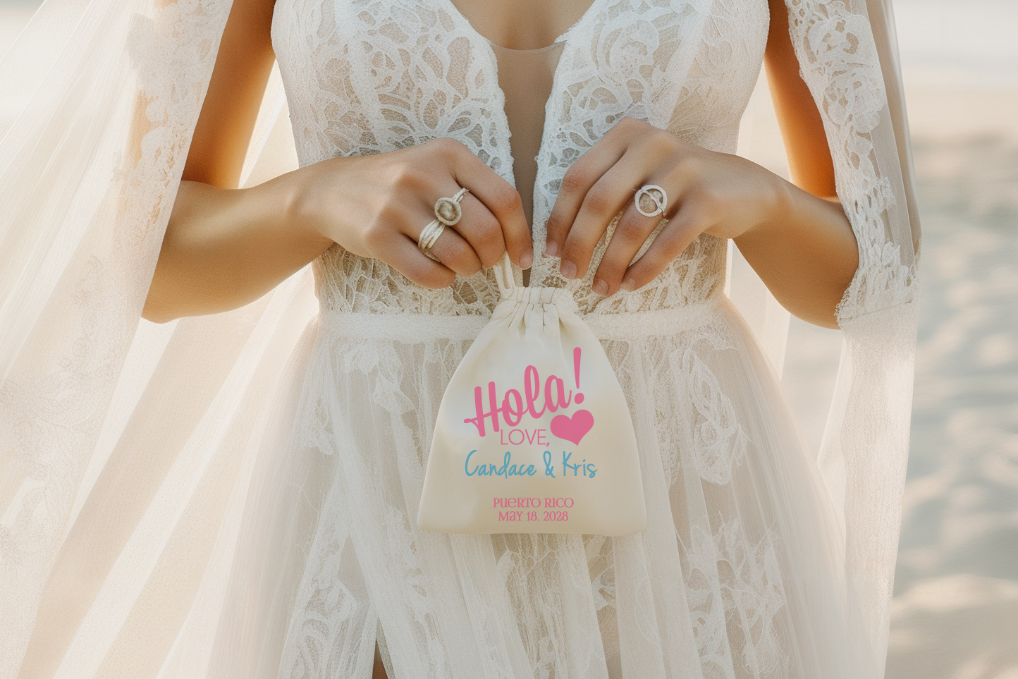 Hola Destination Wedding Welcome Favor Bag
