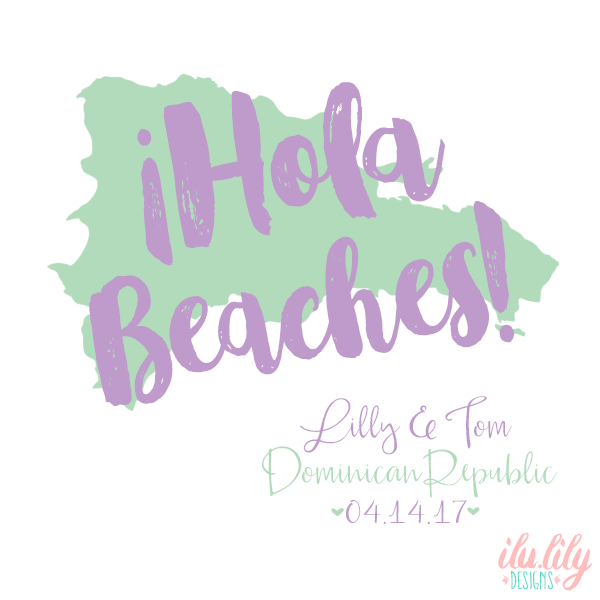 Destination Wedding Welcome Tote Bag | Destination Map | ¡Hola Beaches!