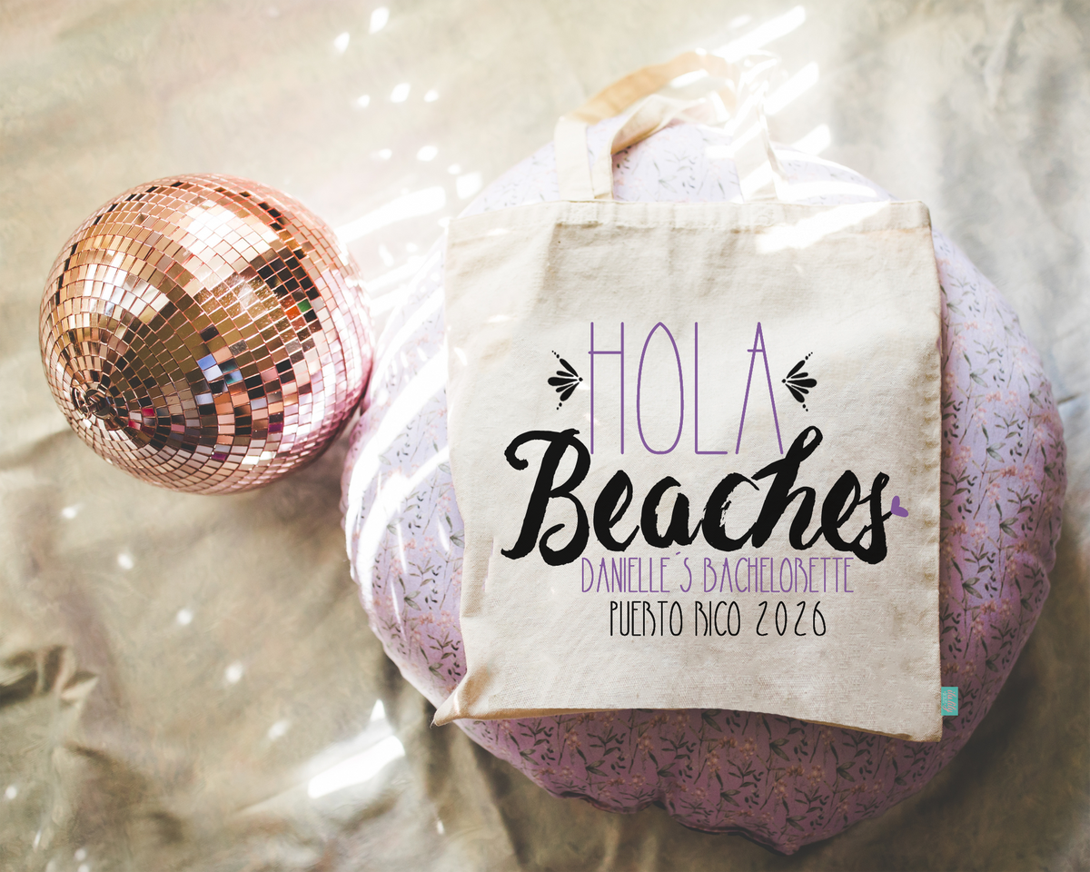 Bachelorette Party Tote Bag | Hola Beaches