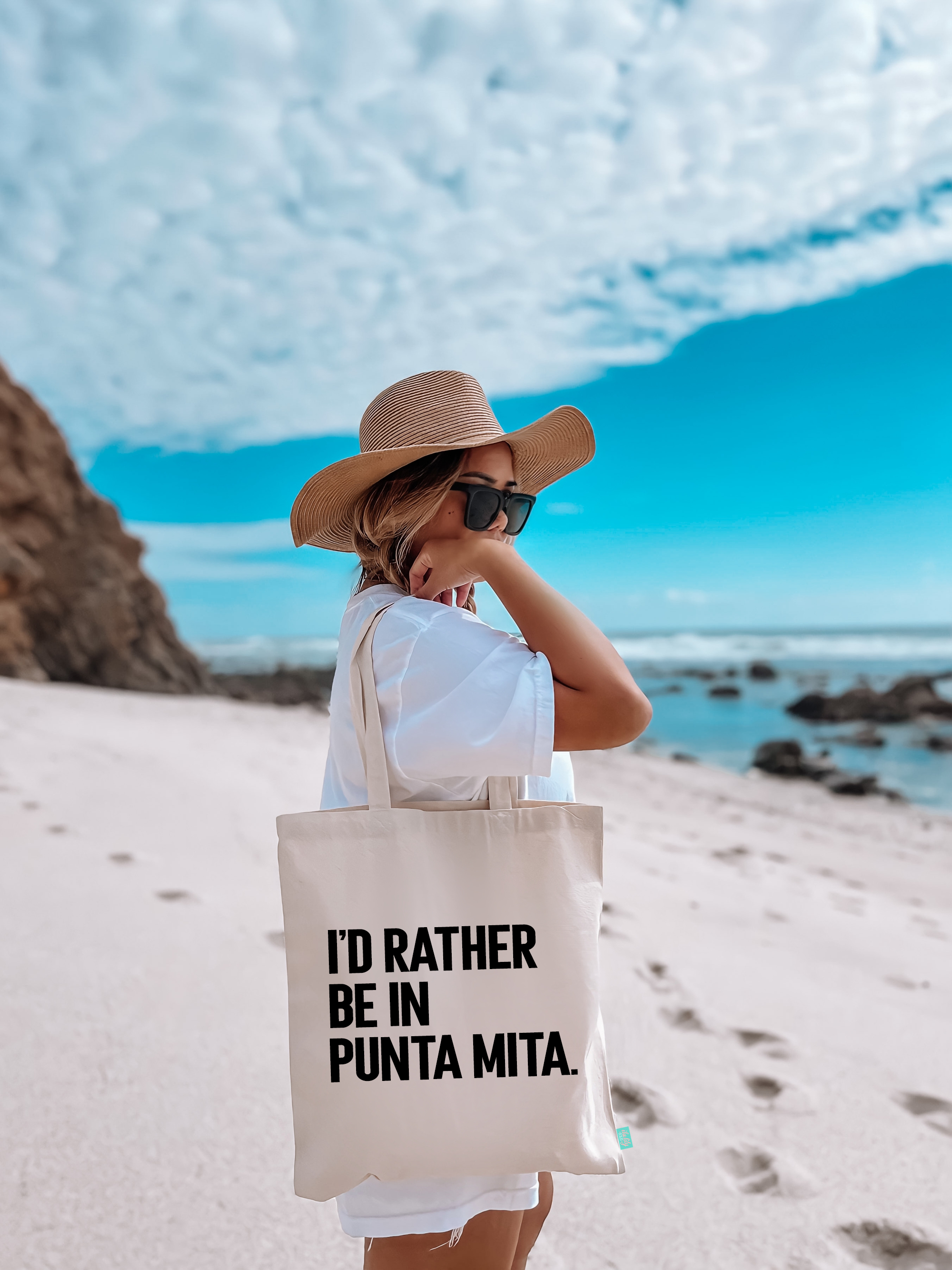 Bachelorette Party Tote Bags | Punta Mita Bachelorette | I'd Rather Be In Punta Mita