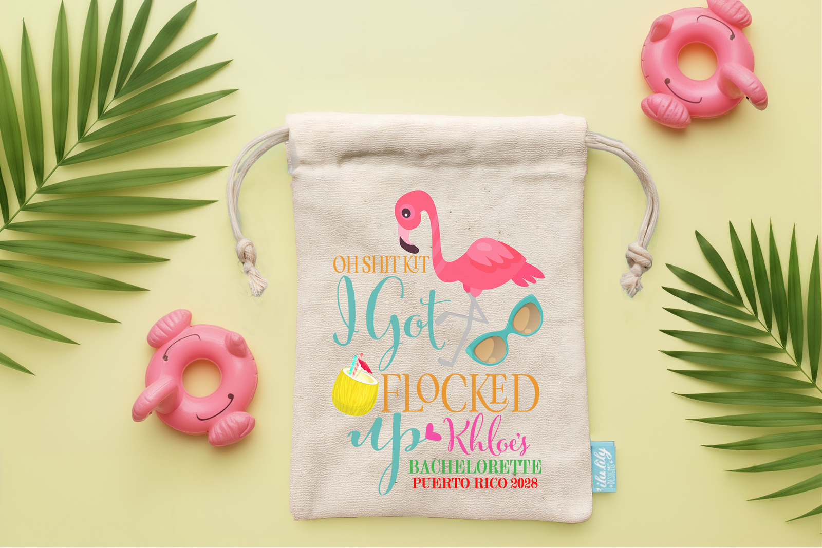 Bachelorette Party Hangover Kit Favor | Flamingo Bachelorette | I Got Flocked Up