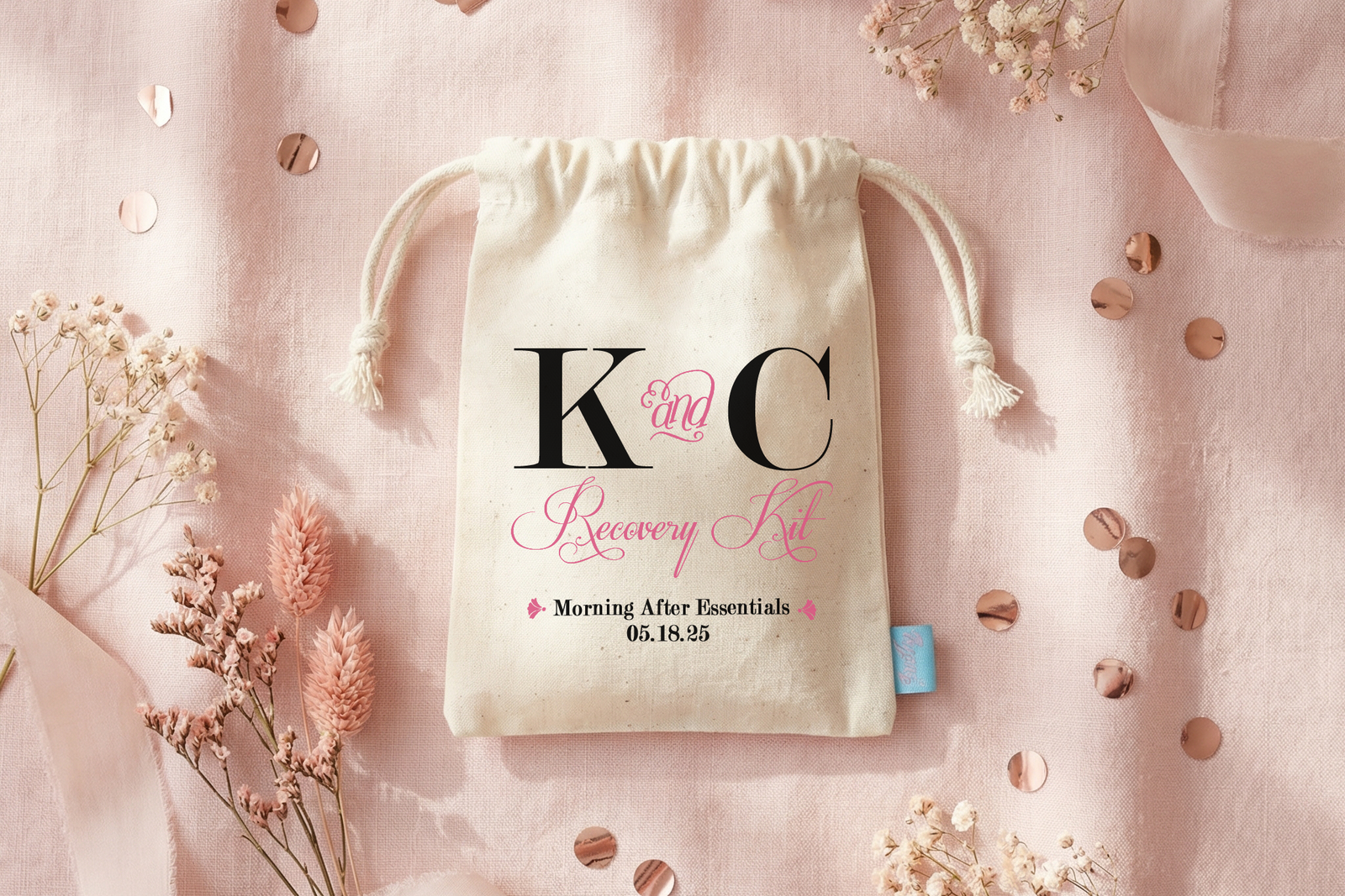 Wedding Welcome Favor Bag | Fancy Recovery Kit