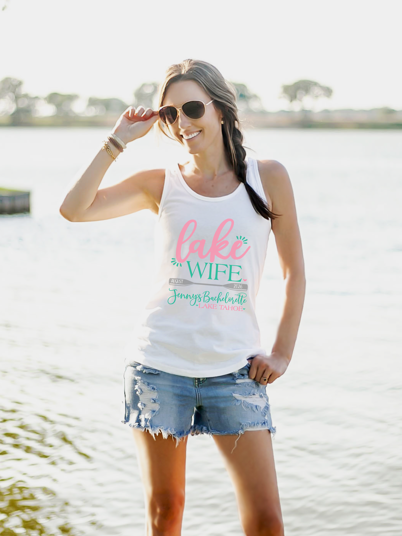 Bachelorette Party Racerback Tank Top | Lake Wife