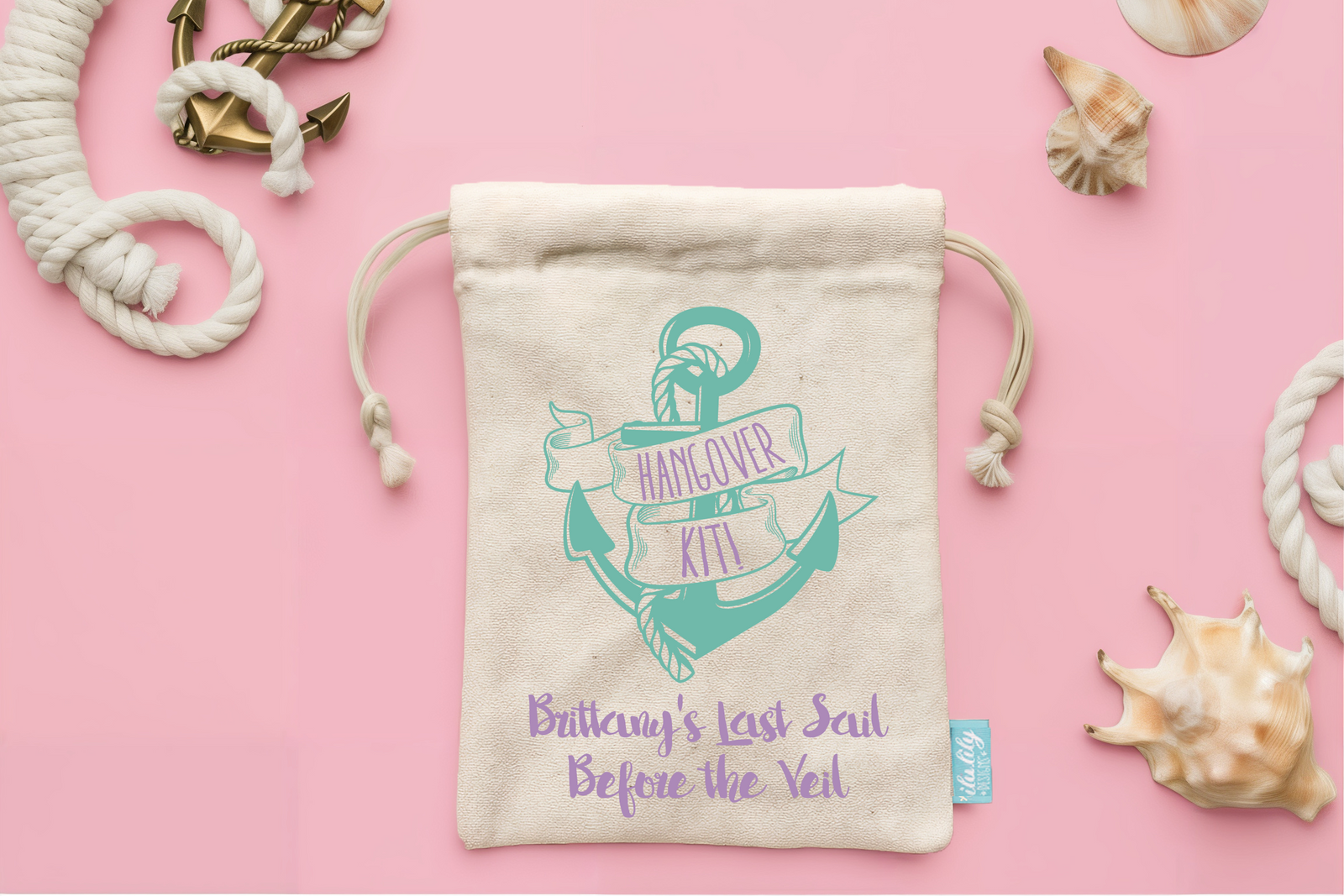 Personalized Party Favor Bag for Bachelorette Parties by Ilu.Lily