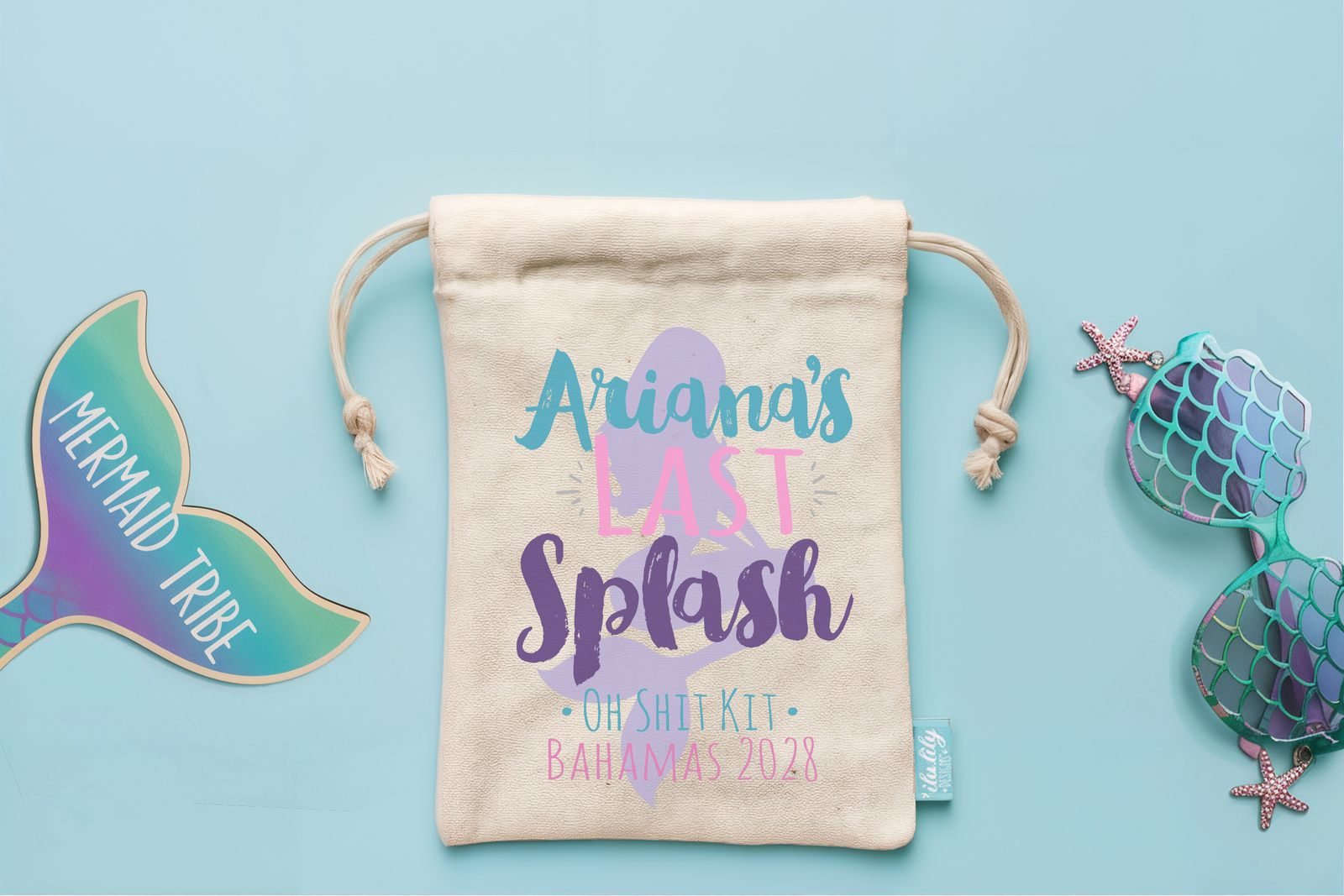 Personalized Party Favor Bag for Bachelorette Parties by Ilu.Lily