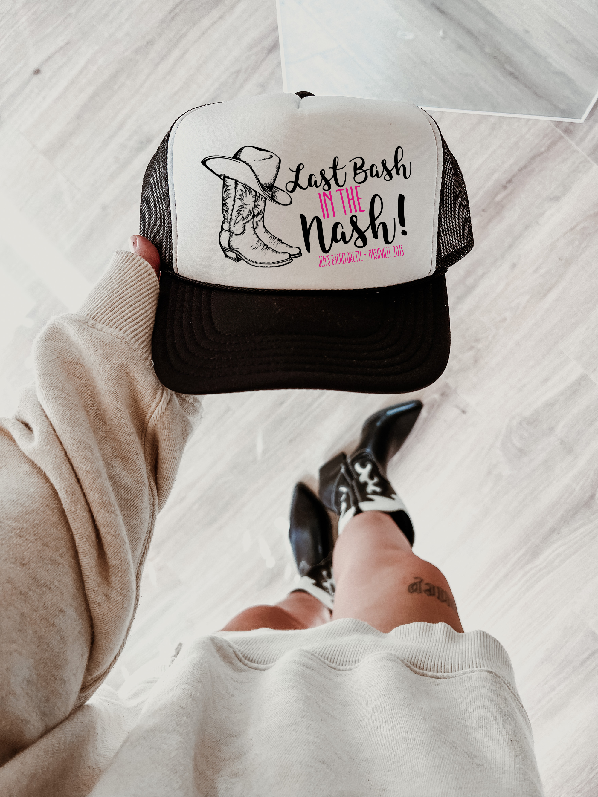 Bachelorette Party Trucker Hats Nashville TN Hat Last Bash in