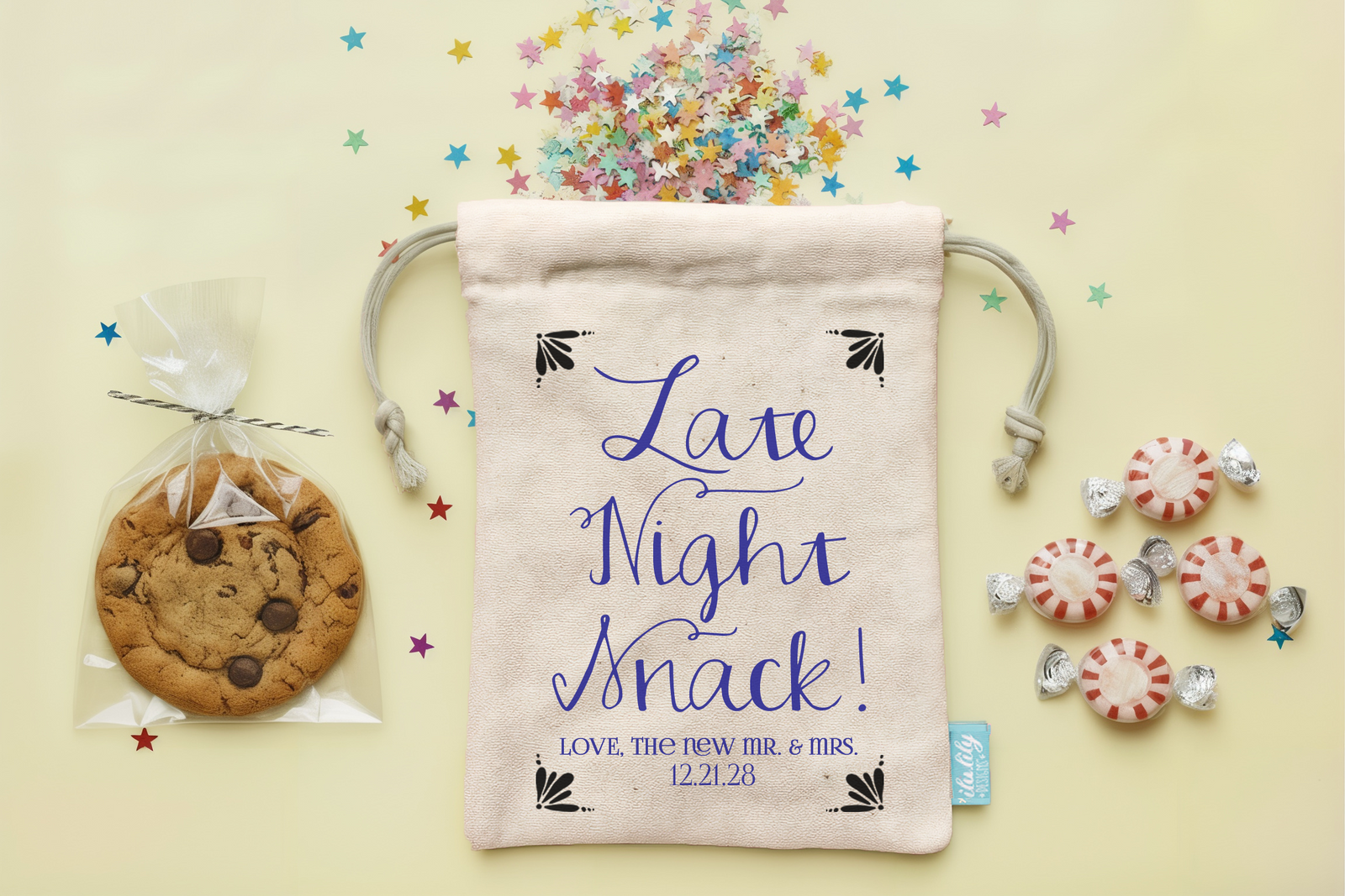 Wedding Welcome Favor Bag | Late Night Snack