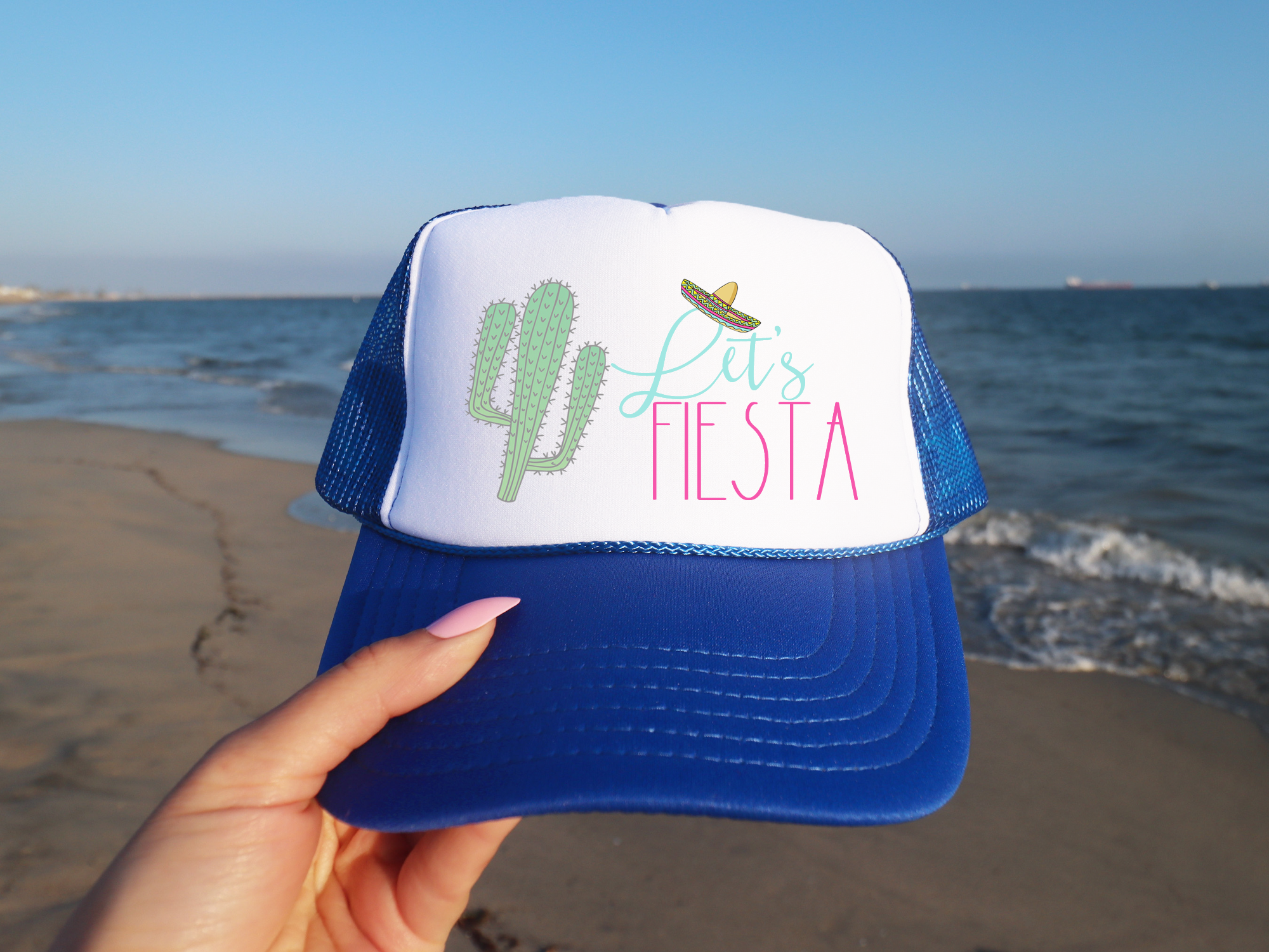 Bachelorette Party Trucker Hat | Custom Trucker Hats | Let's Fiesta