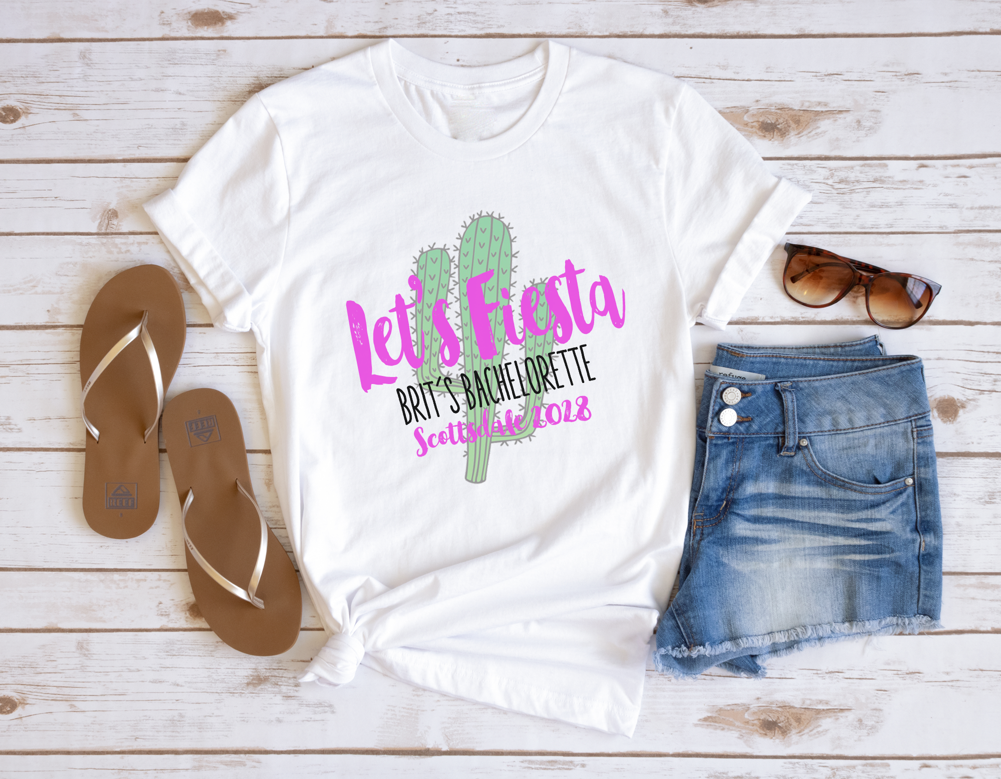 Bachelorette Party T-Shirt | Fiesta Theme Bachelorette | Let's Fiesta