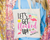Bachelorette Party Tote Bags | Personalized Bachelorette Tote Bag | Let's Get Flocked Up