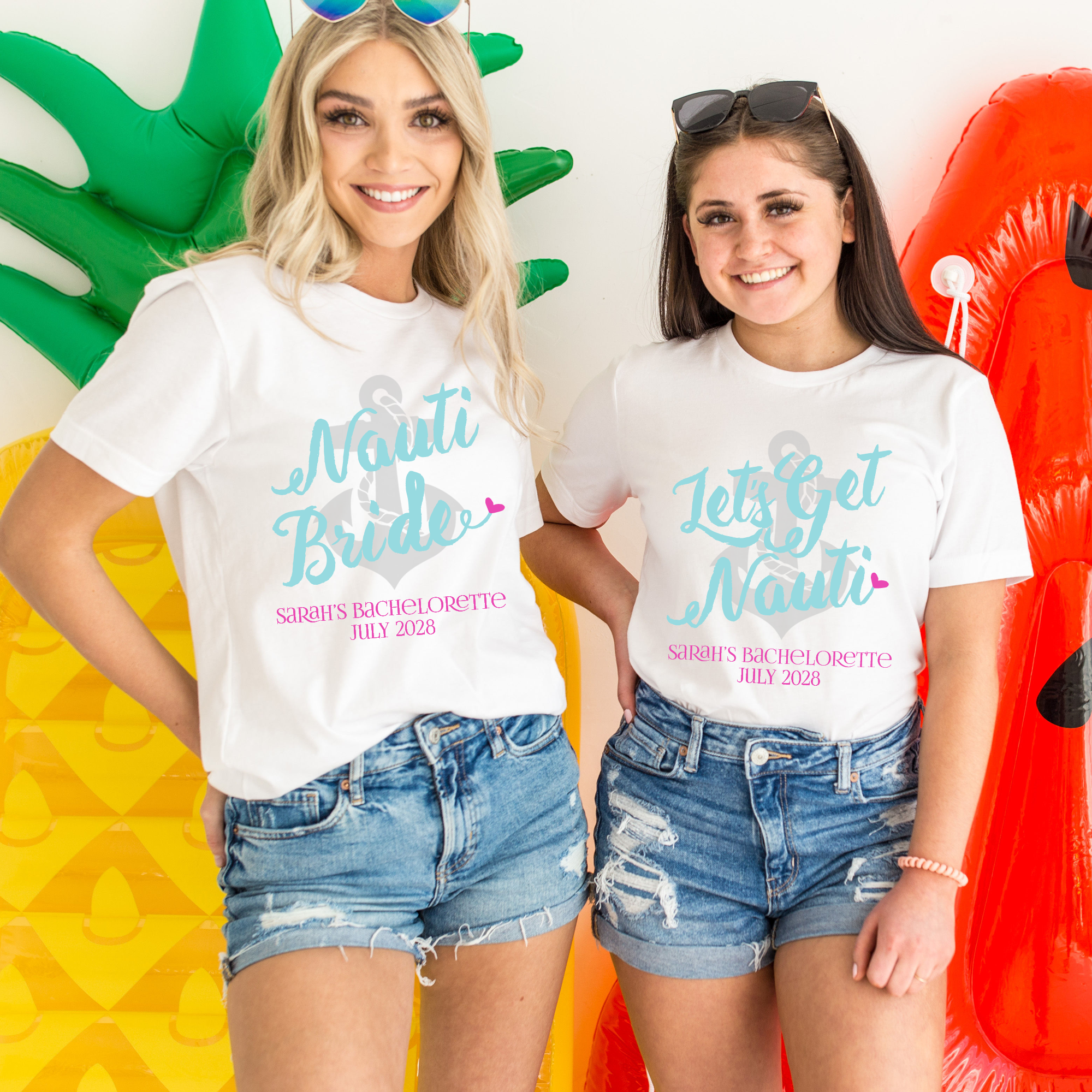 Bachelorette Party T-Shirts | Bachelorette Cruise | Let's Get Nauti