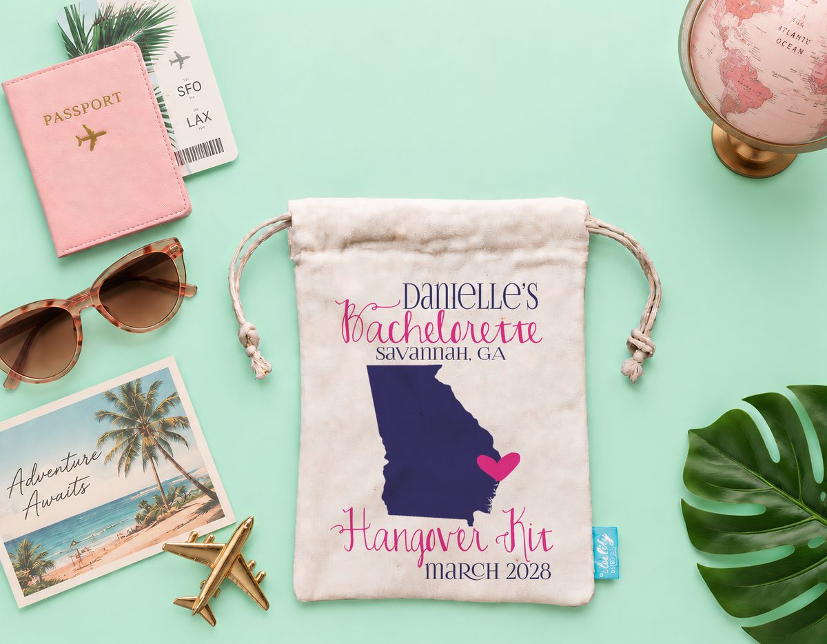 Bachelorette Party Hangover Kit | Destination Map