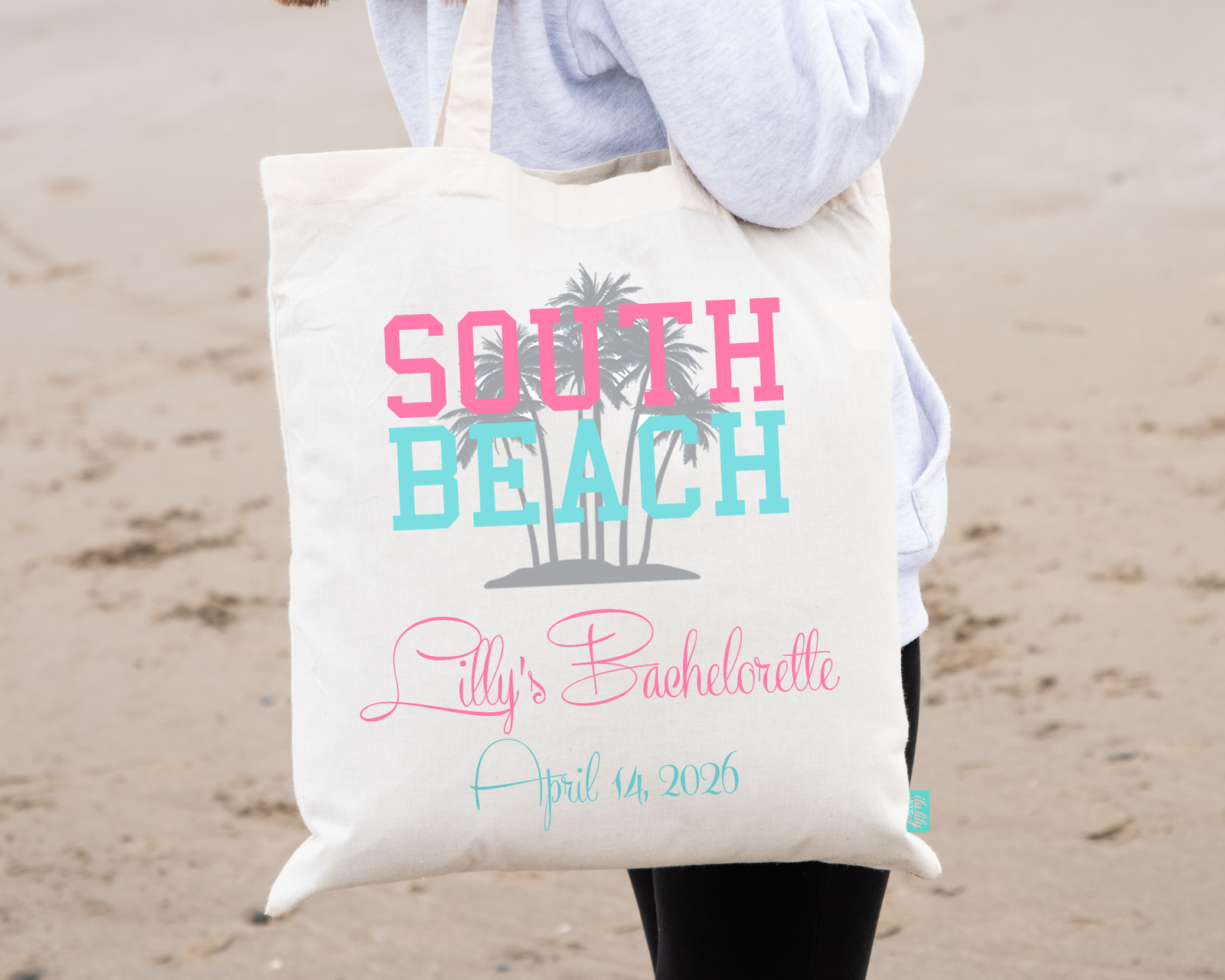 Bachelorette Party Tote Bags Miami Tote Bag South Beach ilulily designs