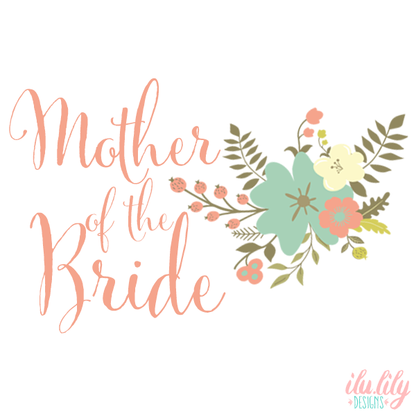 Personalized Canvas Tote Bag for Brides by Ilu.Lily