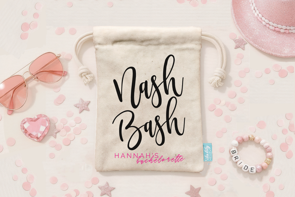 Bachelorette Party Nashville Favor Bag | Bachelorette Party Hangover Kit | Nash Bash