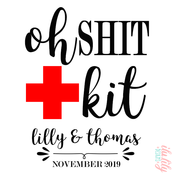 Wedding Hangover Favor Bag | Oh Shit Kit