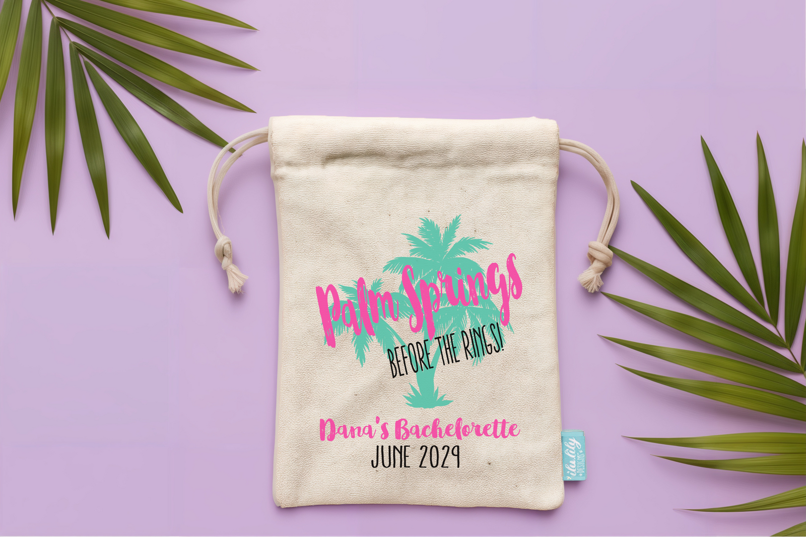 Bachelorette Party Palm Springs Favor Bag | Bachelorette Party Favors | Oh Shit Kit