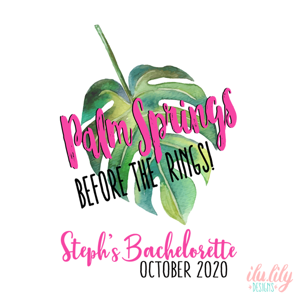 Bachelorette Party Palm Springs Hangover Kit | Oh Shit Kit | Palm Springs Before the Rings