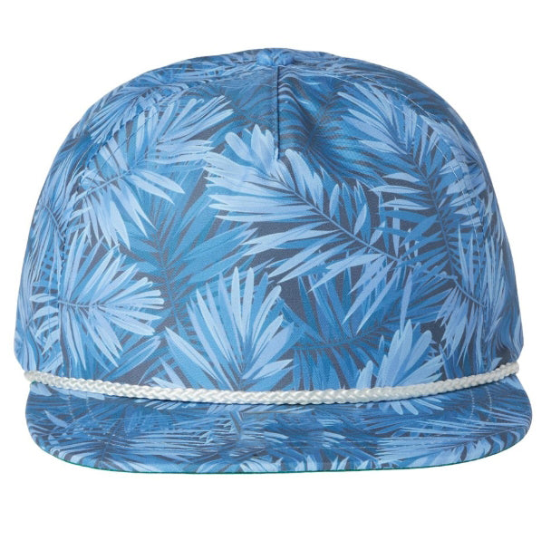 Floral Bachelor Party Trucker Hat | Custom Caricature Bachelor Party Hats with AI Photo