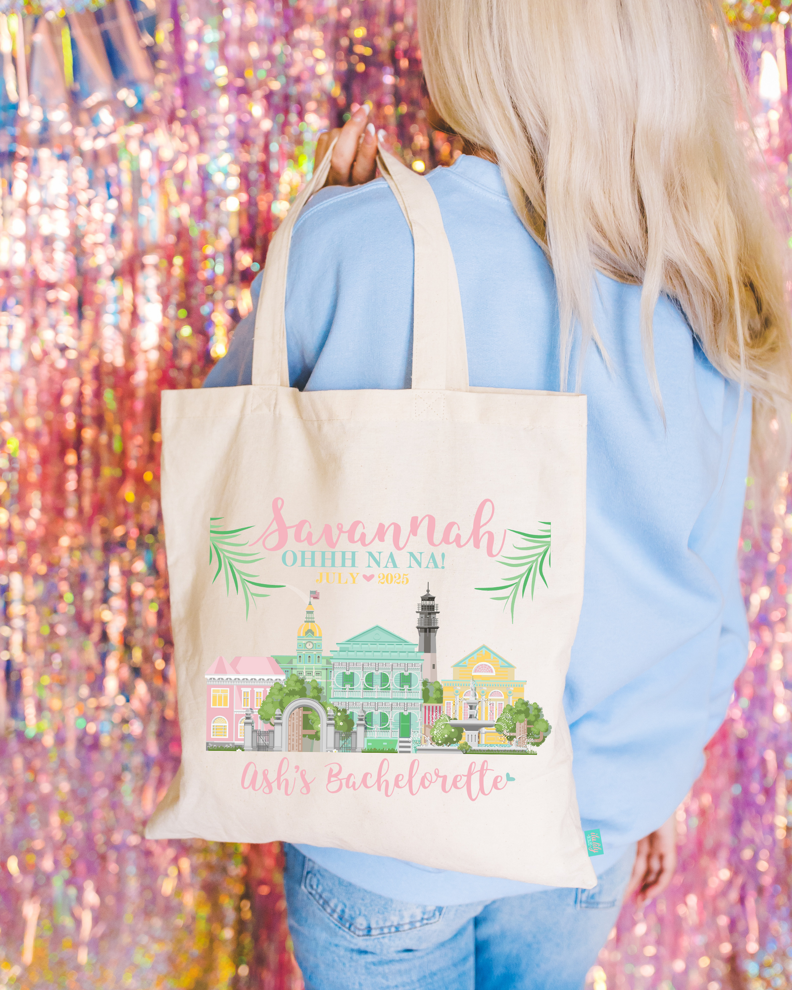 Bachelorette Party Tote Bags | Custom Bridal Party Gifts - ilulily designs