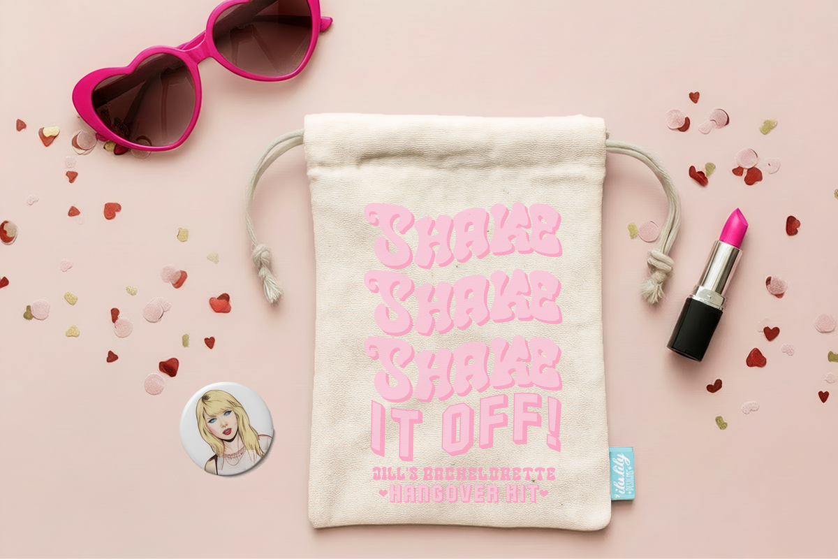 Bachelorette Hangover Kit Shake It Off | Bachelorette Party Favor Bags