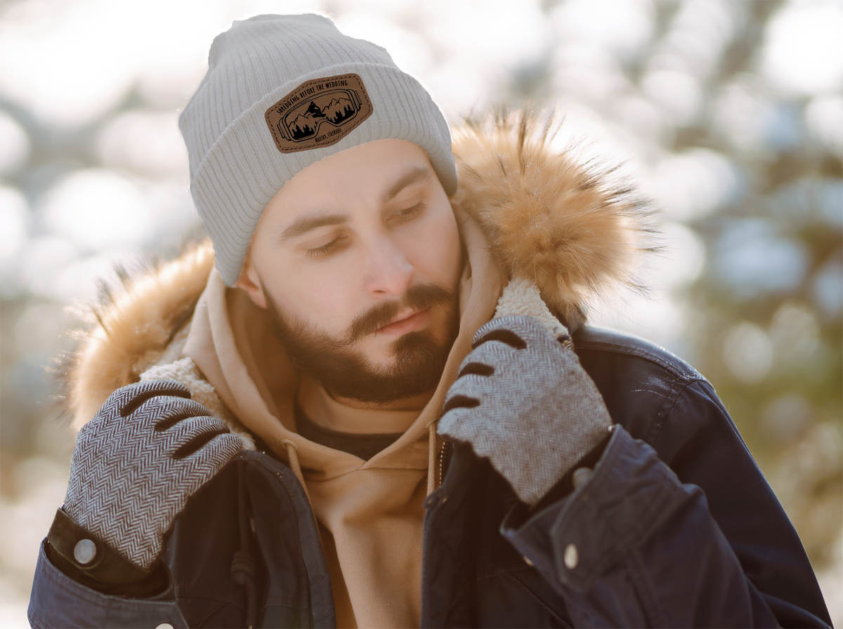 Bachelor Party Beanie Hat | Guys Ski Trip | Shredding Before the Wedding