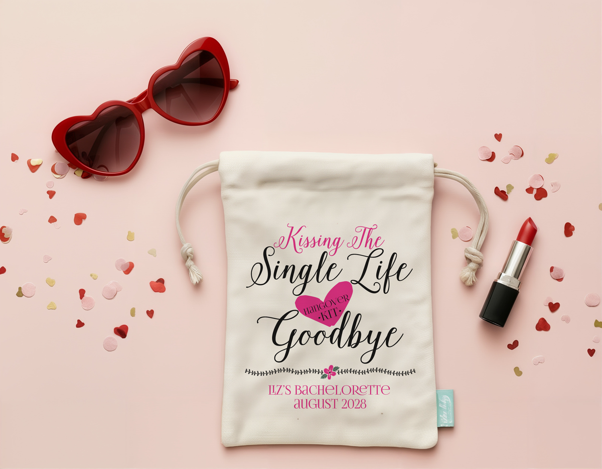 Single Life Bachelorette Hangover Favor Bag