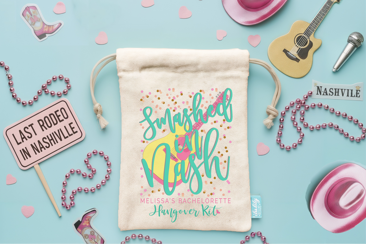 Nashville Bachelorette Party Hangover Kit | Bachelorette Party Favor | Smashed in Nash