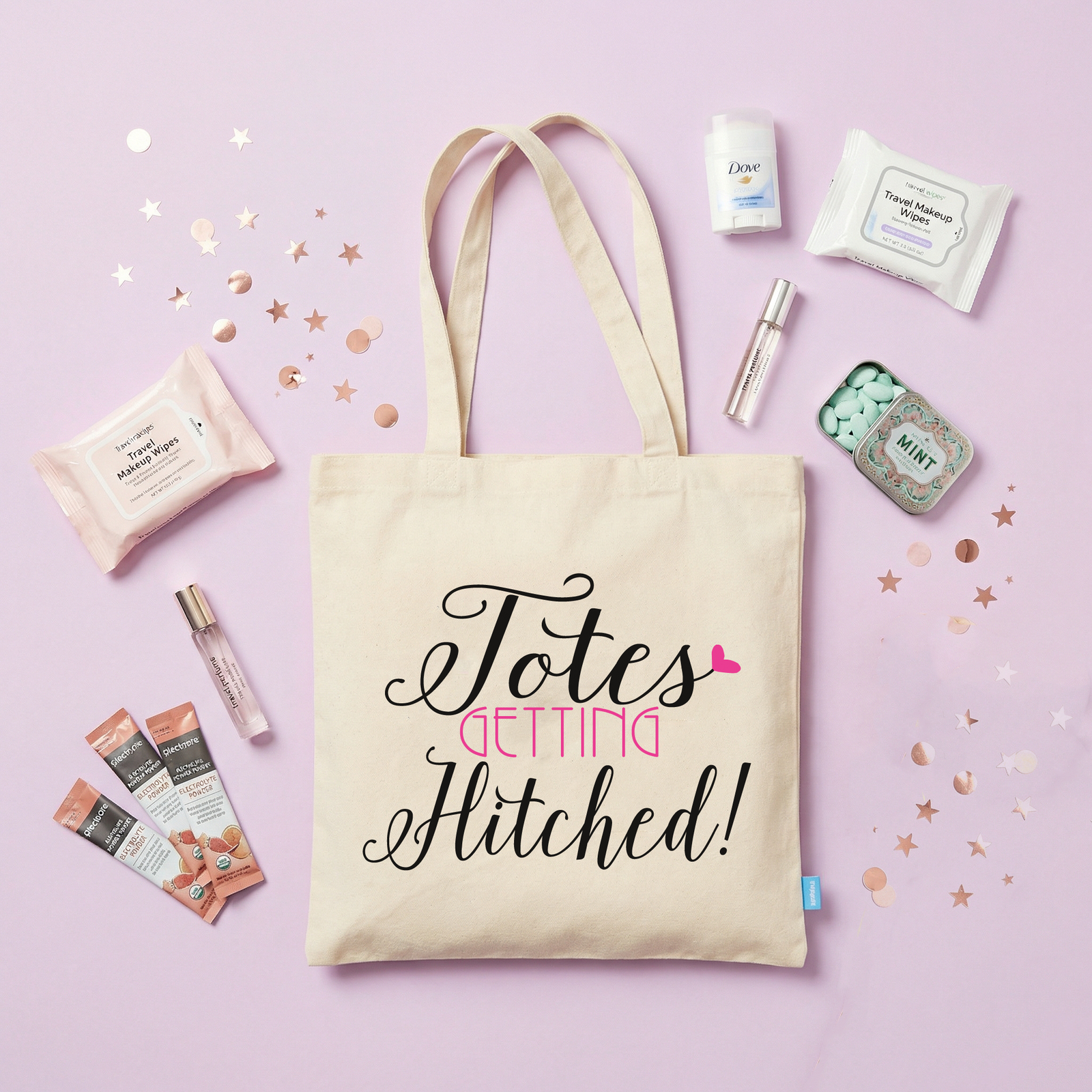 Wedding Tote Bag | Gift for Bride to Be | Totes Getting Hitched