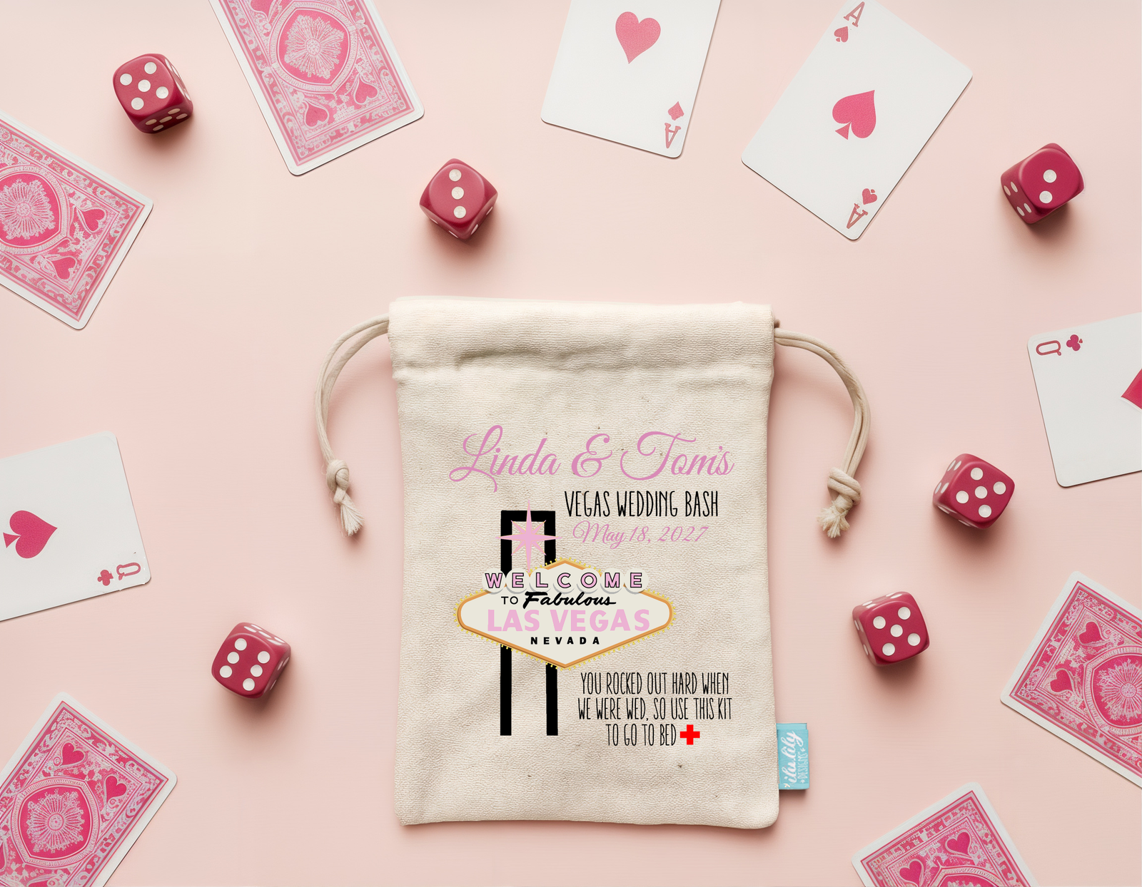 Wedding Hangover Kit Favor Bag | Vegas Wedding Bash Favor