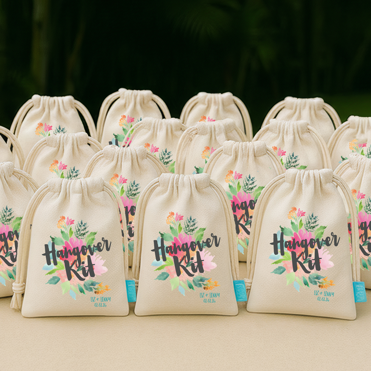 Wedding Hangover Kit Favor | Wedding Welcome Bag