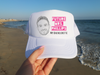 White Bachelorette Party Trucker Hat | Custom Bachelorette Party Hat with Photo