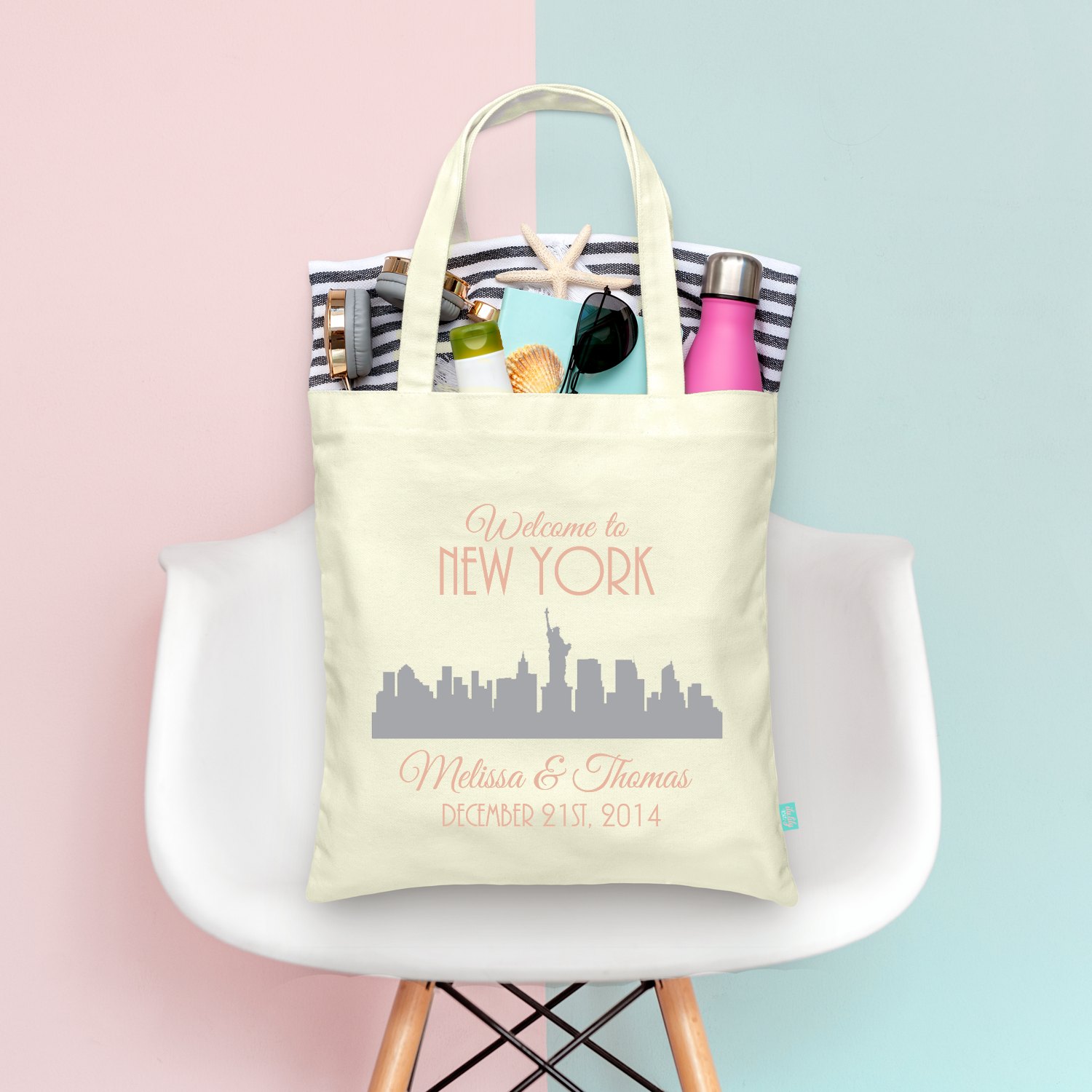 Wedding Welcome Favor Bag | NYC Skyline