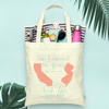 Destination Wedding Tote Bag | From State to State With Love