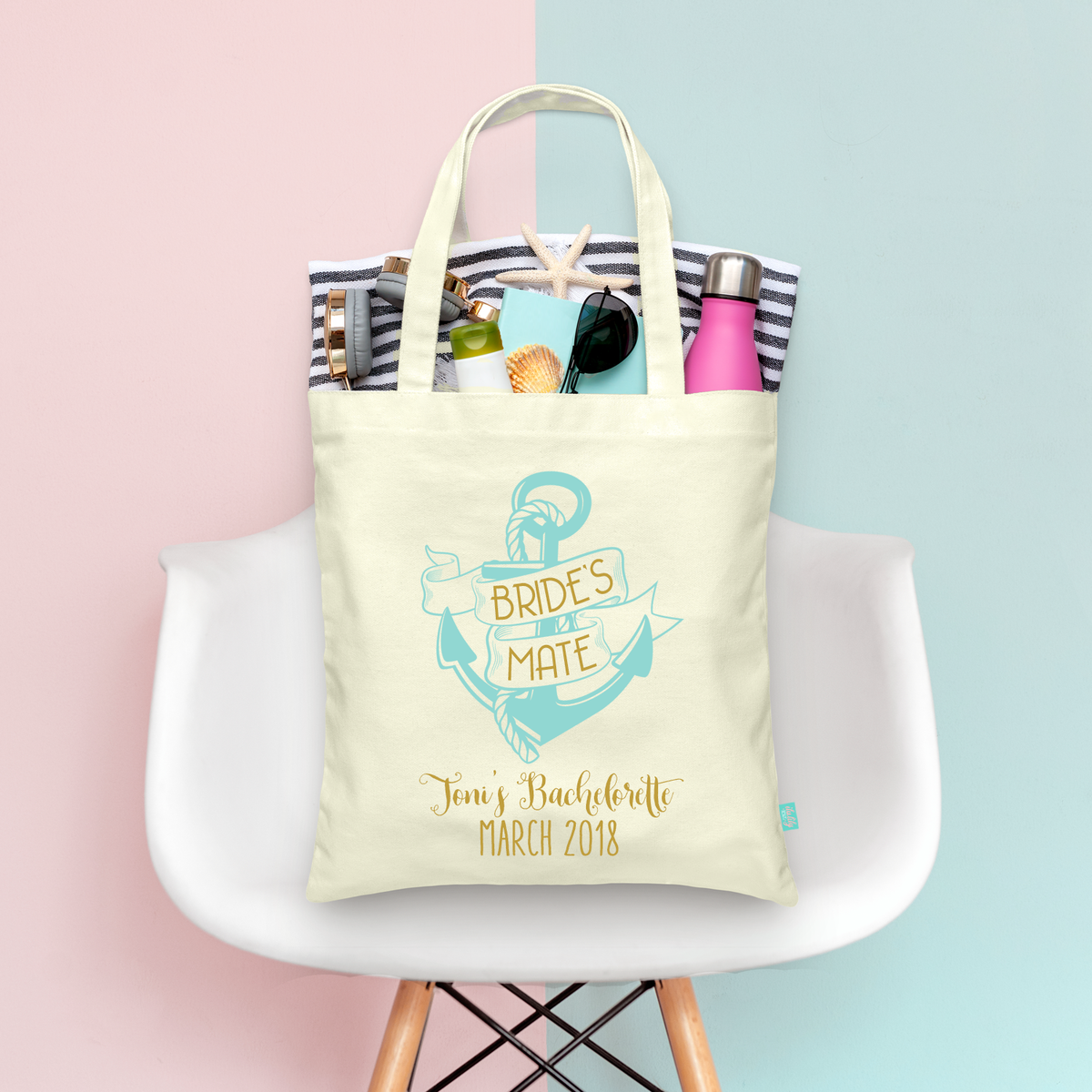 Bridal Party Matching Tote Bags | Bachelorette Cruise | Bride&#39;s Mate