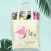 Bachelorette Party Tote Bag | Destination Bachelorette Party Favor | Let&#39;s Flamingle