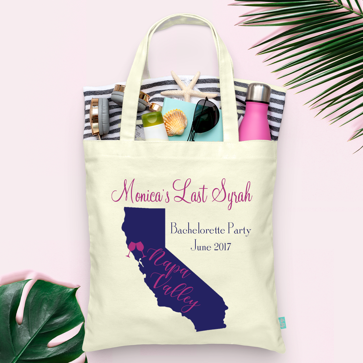 Bachelorette Party Vineyard Tote Bag | Last Syrah