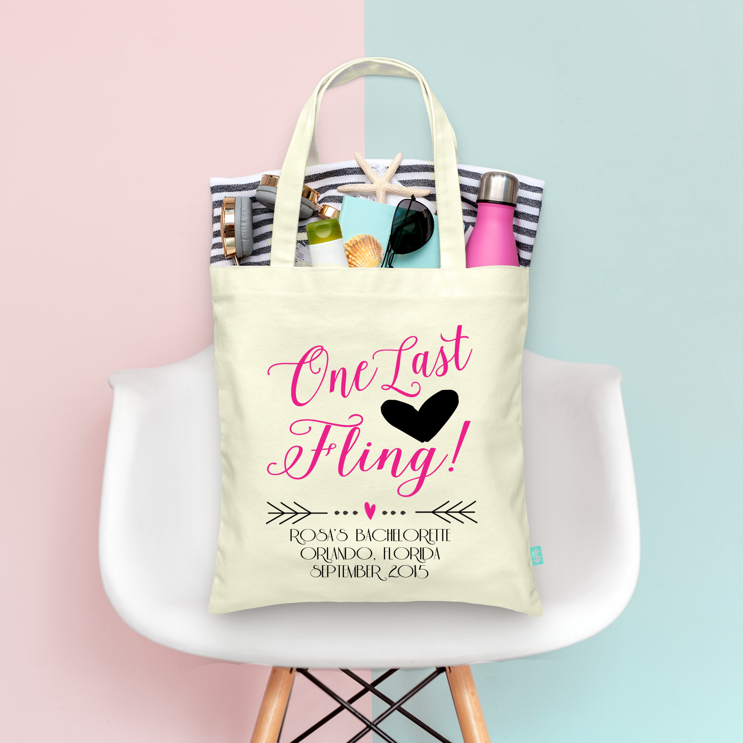 Bachelorette Party Tote Bag | One Last Fling