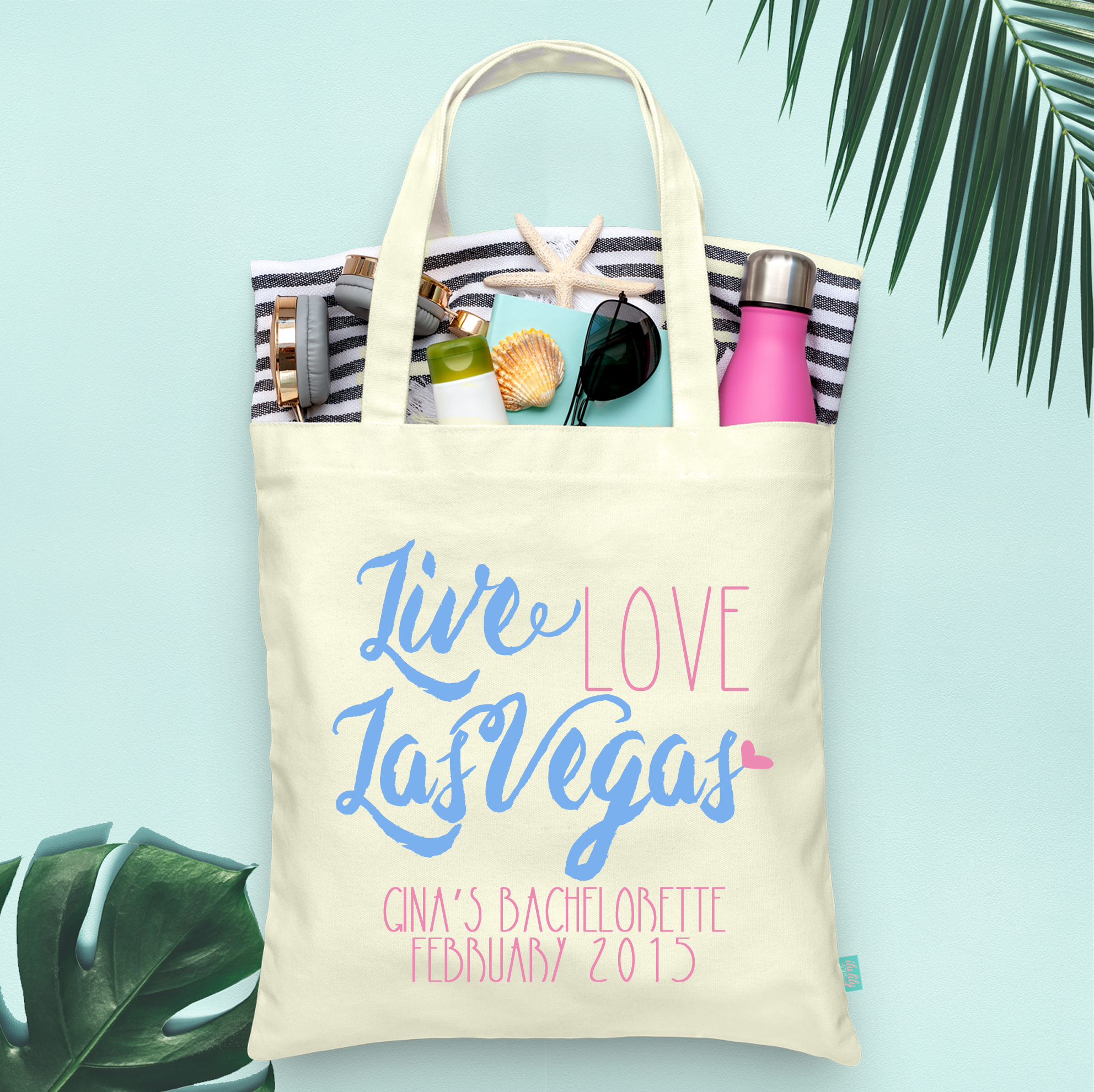Bachelorette Party Tote Bags | Vegas Tote Bags | Live Love Las Vegas