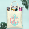 Wedding Party Monogrammed Tote Bag | Personalized Wedding Bag | Anchor
