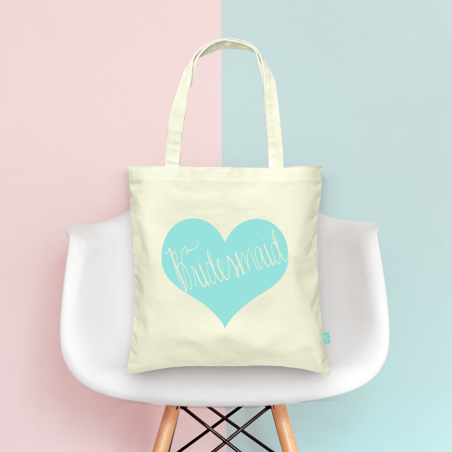 Bridesmaid Tote Bags | Gift for Bridal Party | Bridesmaid Heart