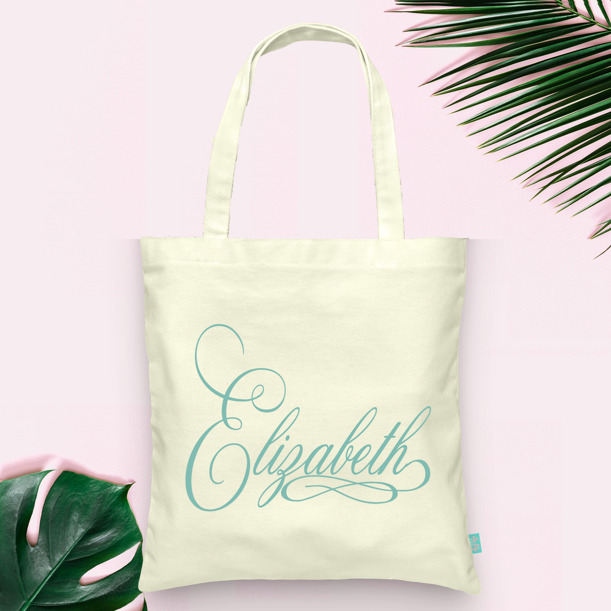 Bridal Party Tote Bag | Personalized Fancy Script