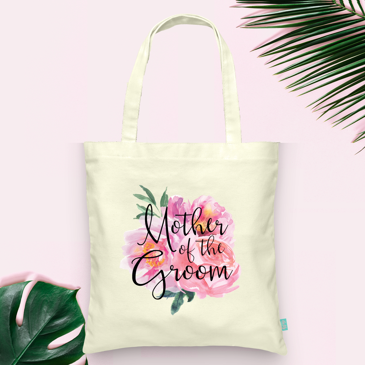 Wedding Party Tote Bag | Gift for Mother of the Groom | Floral Watercolor