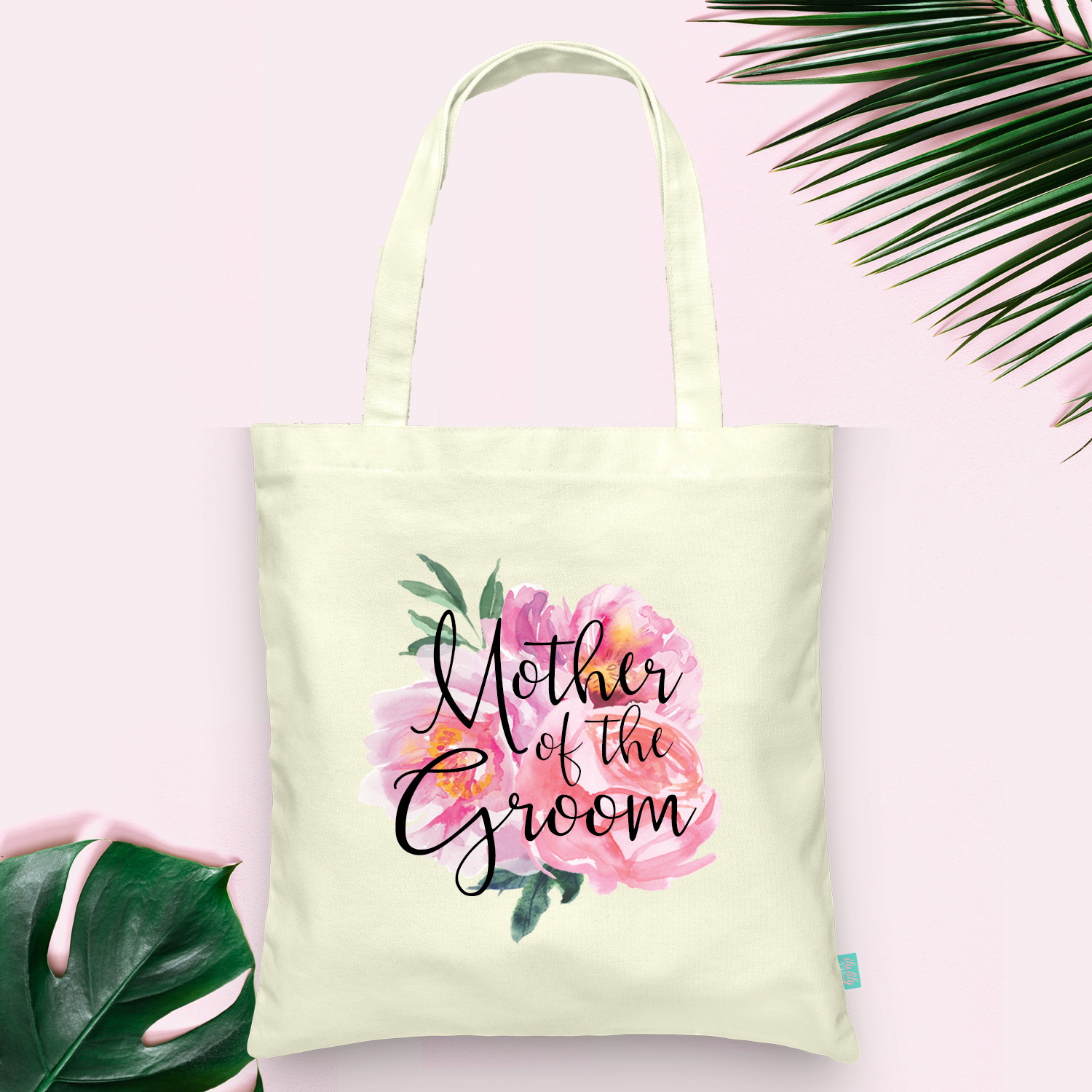 Wedding Party Tote Bag | Gift for Mother of the Groom | Floral Watercolor